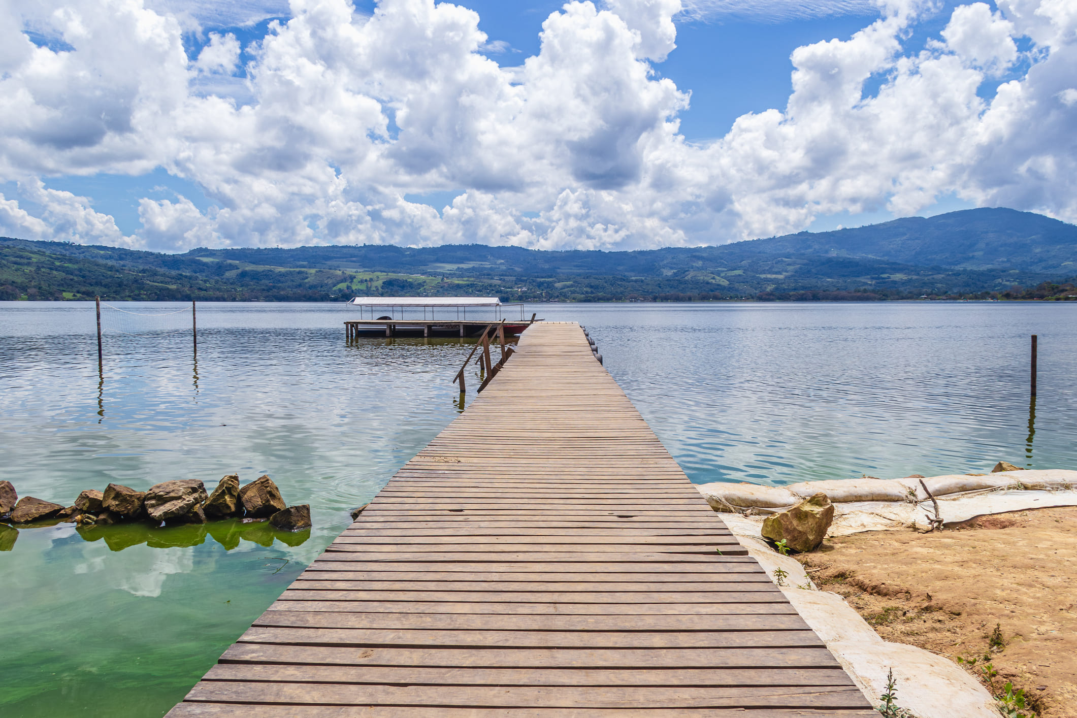 Laguna Azul de Tarapoto en la región San Martín (Perú).