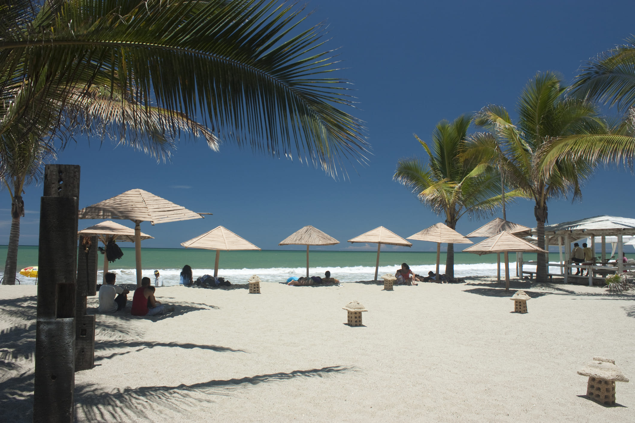 Playa Zorritos en Tumbes, Perú.